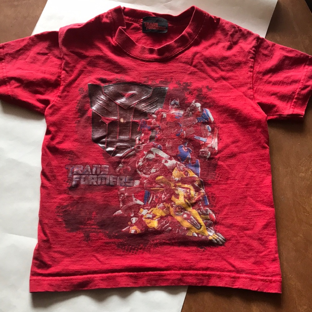 Transformers shirt sleeve shirt